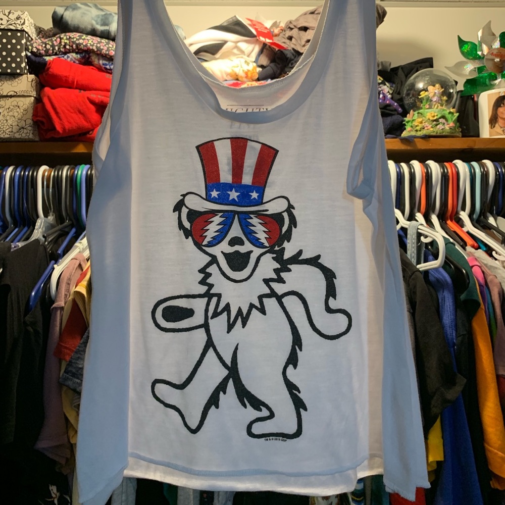 Grateful dead crop top